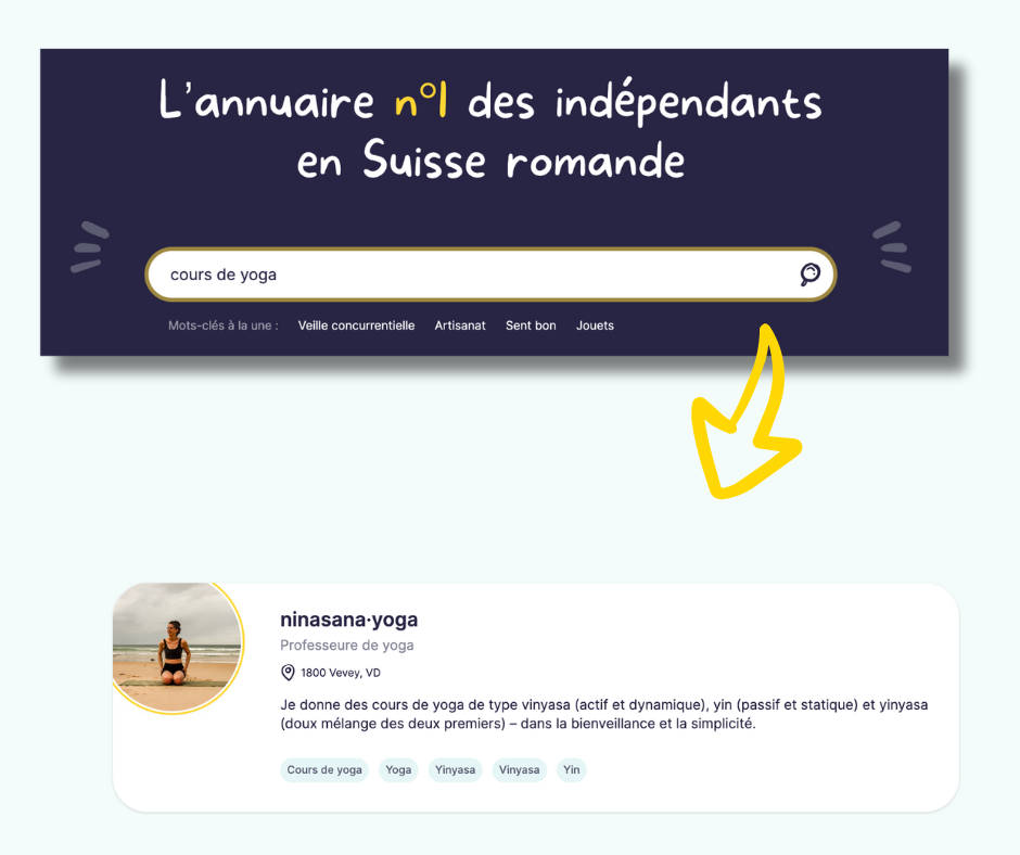 Trouver des cours de yoga en Suisse romande