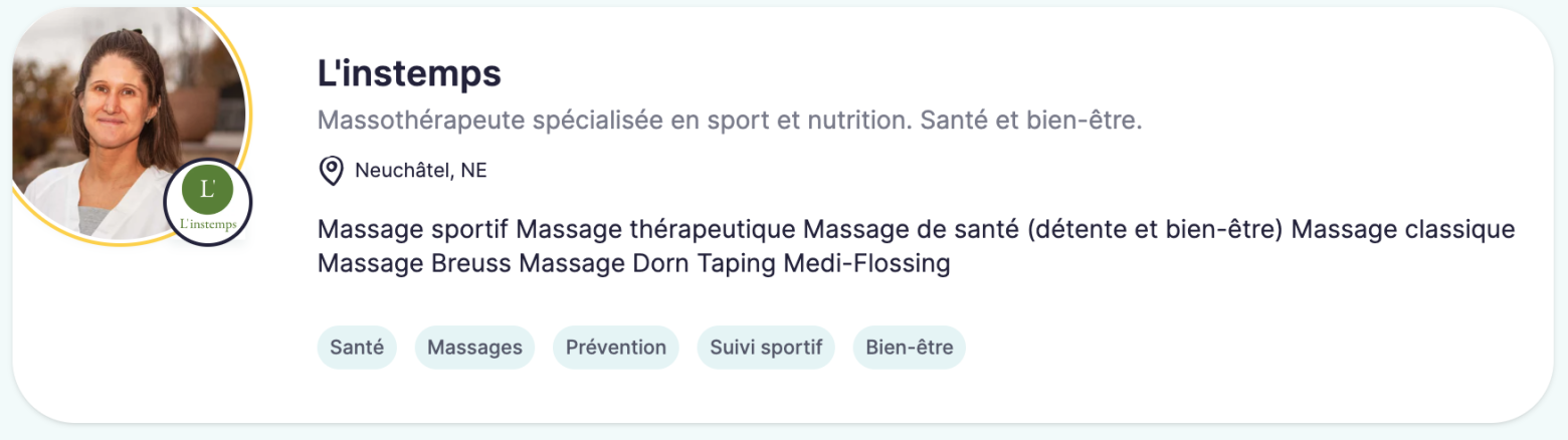 Thérapeute bien-être