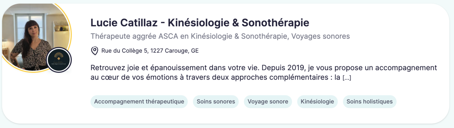 Thérapeute kinésiologie bien-être