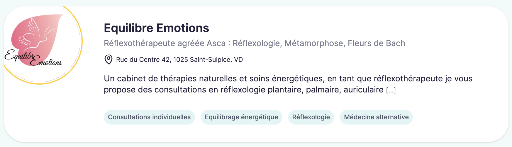 Thérapeute équilibre bien-être