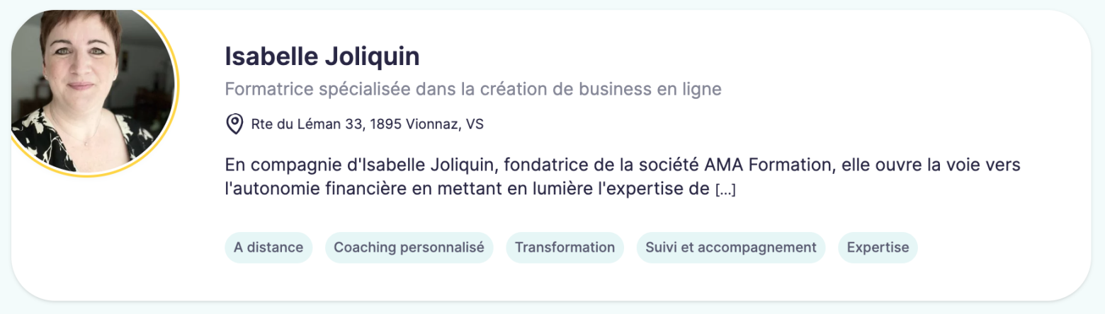 Business coach entreprise en ligne