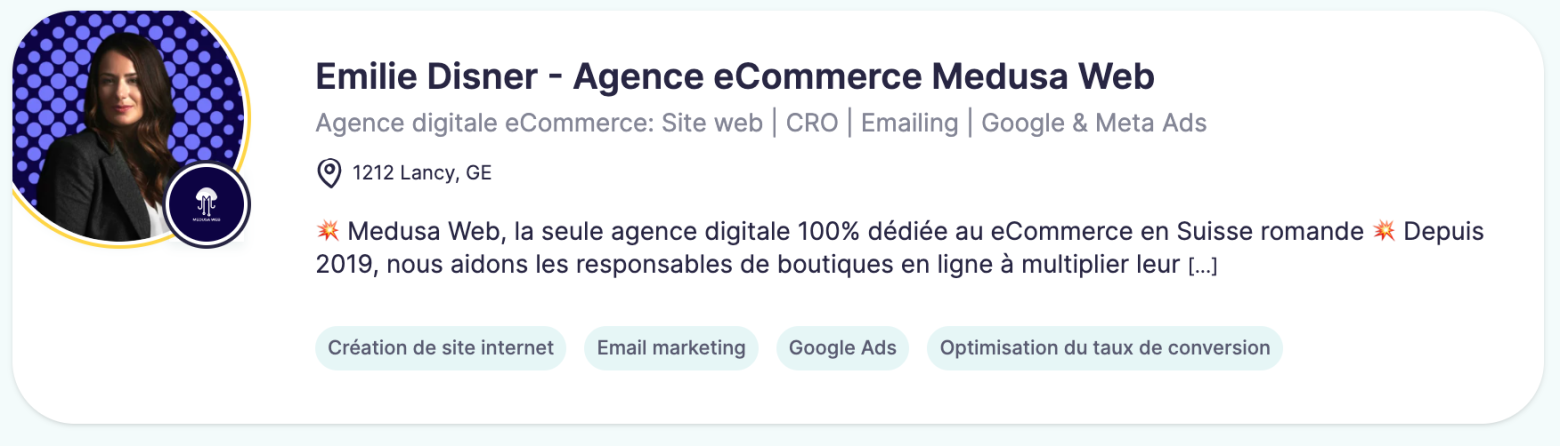 agence marketing digitale Suisse romande
